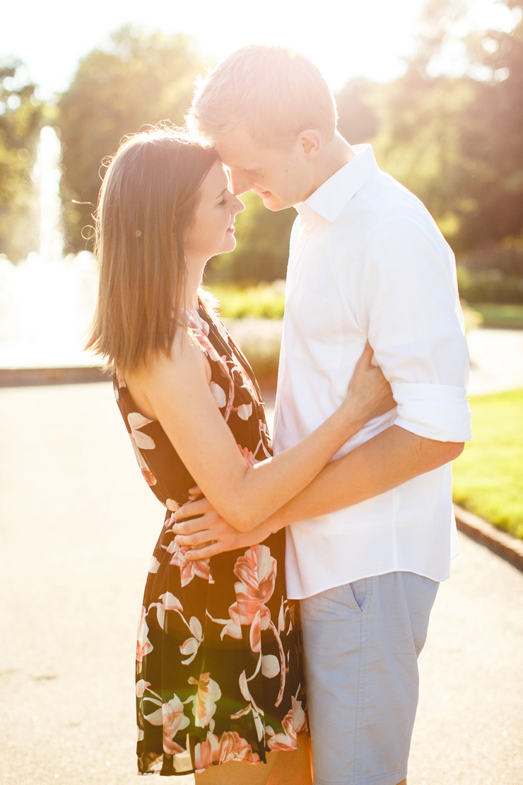 Whimsical Garden Engagement 