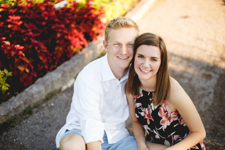 Whimsical Garden Engagement 