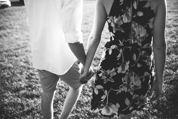 Whimsical Garden Engagement 