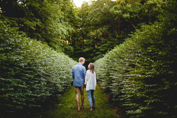 Whimsical Garden Engagement 