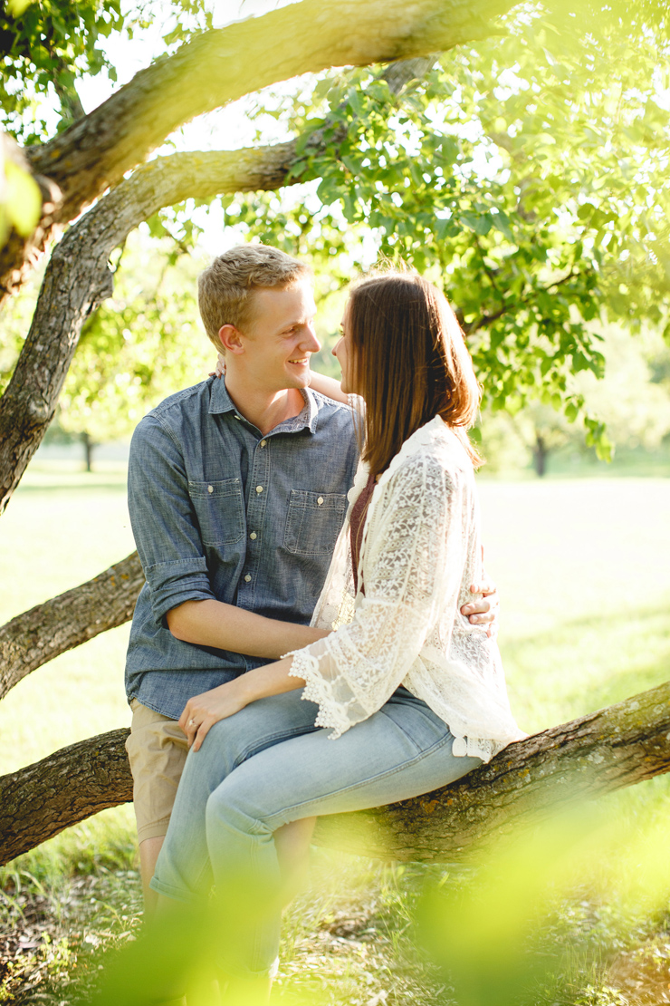 Whimsical Garden Engagement 