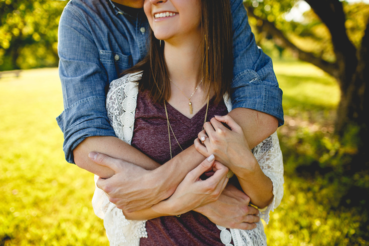 Whimsical Garden Engagement 