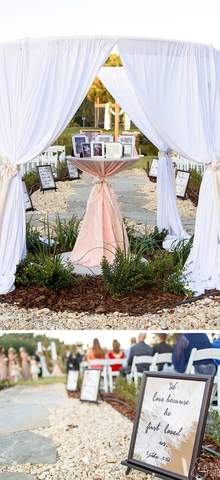 Elegant Backyard Wedding and Reception