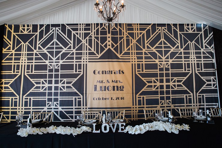 Luxe Art Deco Wedding Inspired by The Great Gatsby