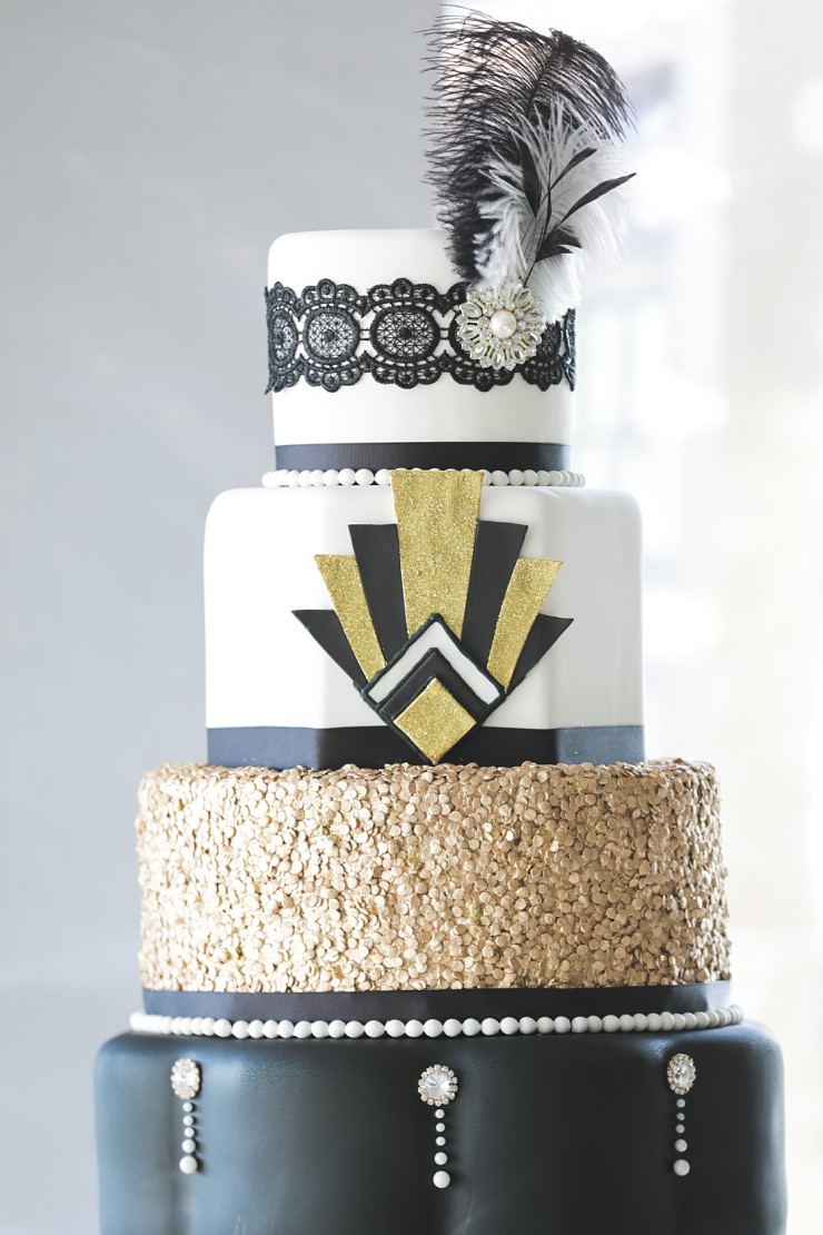 Luxe Art Deco Wedding Inspired by The Great Gatsby