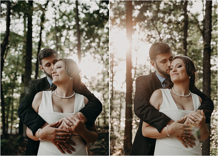 Modern Engagement Shoot Meets "Trash the Dress"
