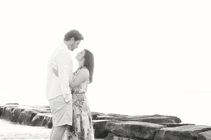 Super Sweet Charleston Pineapple Fountain Engagement Session