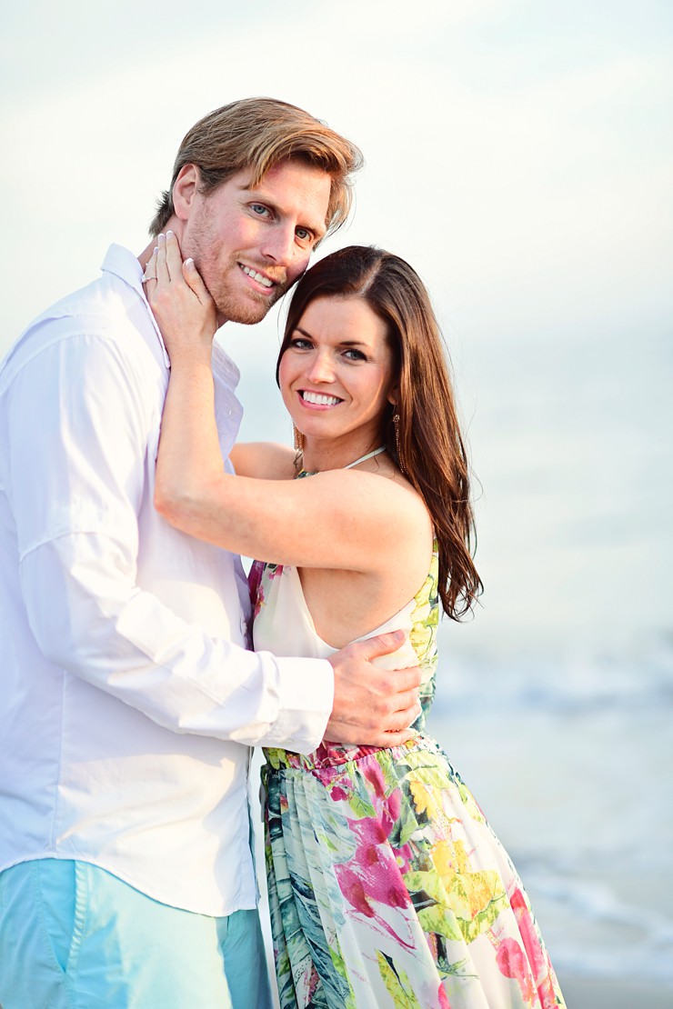 Super Sweet Charleston Pineapple Fountain Engagement Session