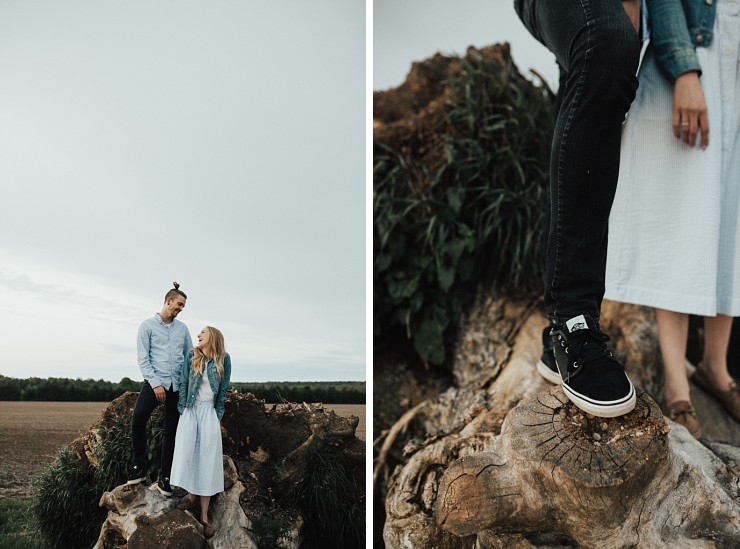 Twilight Engagement Session At The Family Cottage