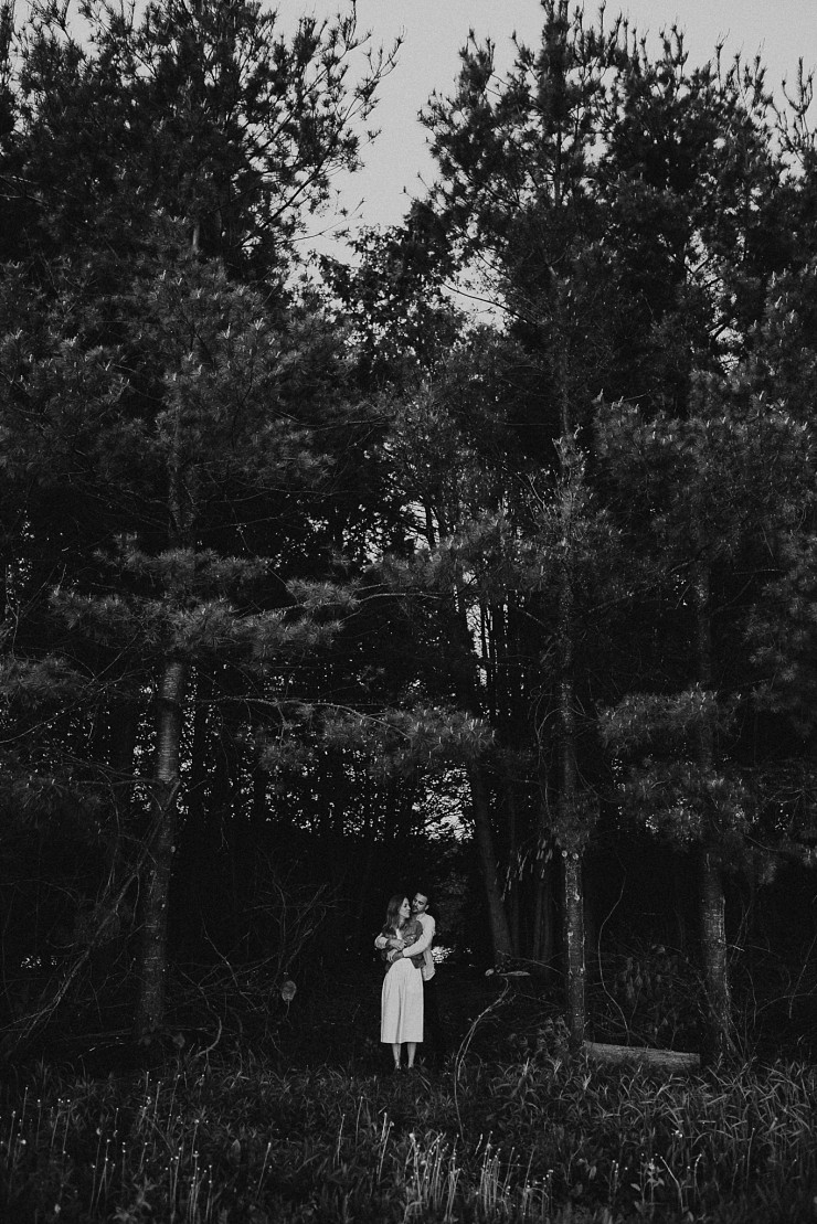 Twilight Engagement Session At The Family Cottage