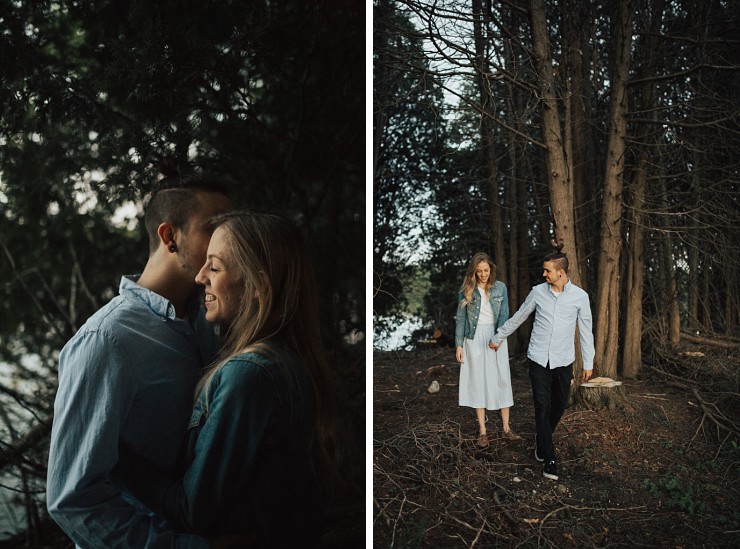 Twilight Engagement Session At The Family Cottage