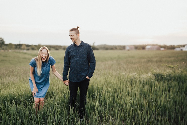 Twilight Engagement Session At The Family Cottage