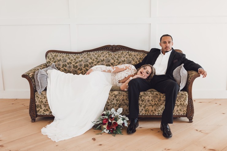 Moody Wedding Styled Shoot With A Real Surprise Proposal