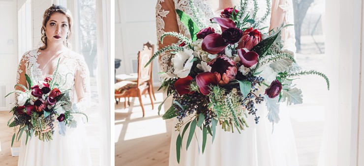 Moody Wedding Styled Shoot With A Real Surprise Proposal