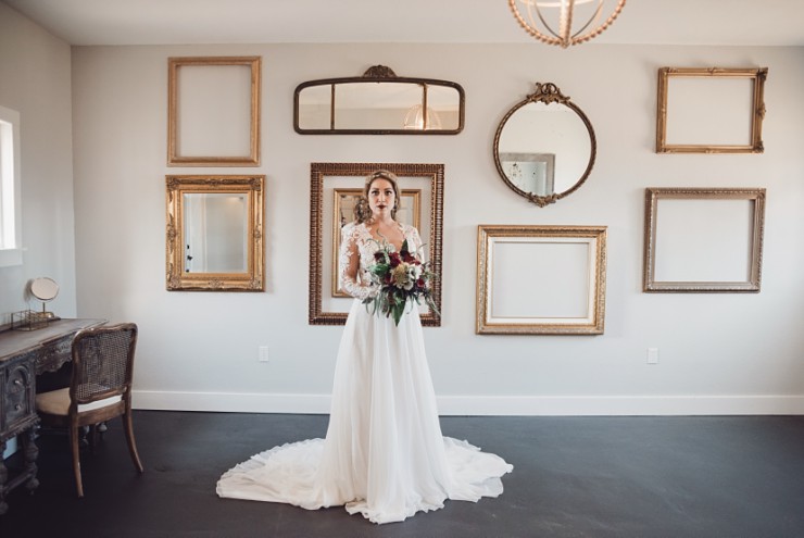 Moody Wedding Styled Shoot With A Real Surprise Proposal