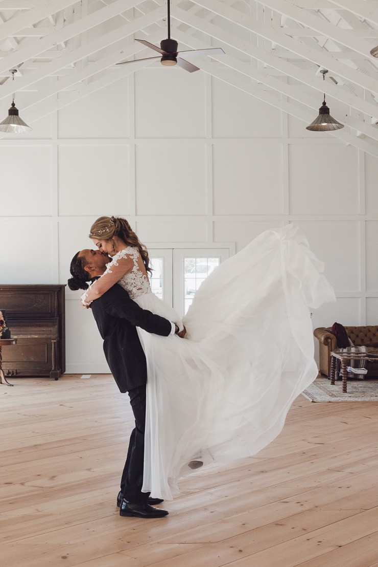 Moody Wedding Styled Shoot With A Real Surprise Proposal