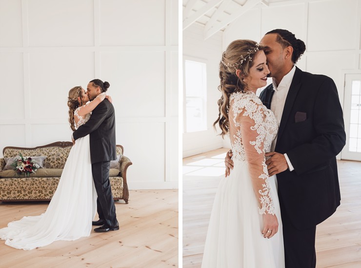 Moody Wedding Styled Shoot With A Real Surprise Proposal