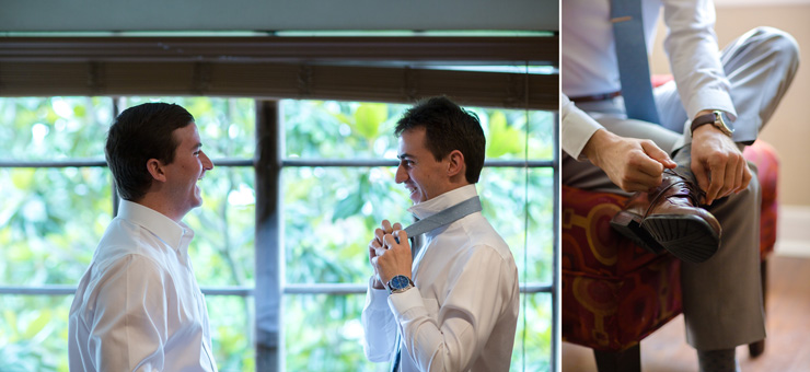 Elegant + Traditional Orange and Blue Wedding At The Gallery