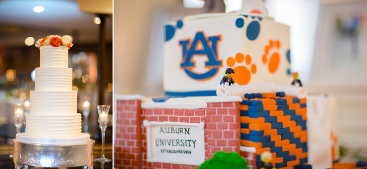 Elegant + Traditional Orange and Blue Wedding At The Gallery