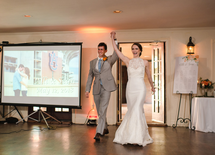 Elegant + Traditional Orange and Blue Wedding At The Gallery