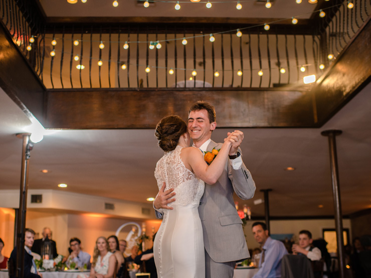 Elegant + Traditional Orange and Blue Wedding At The Gallery