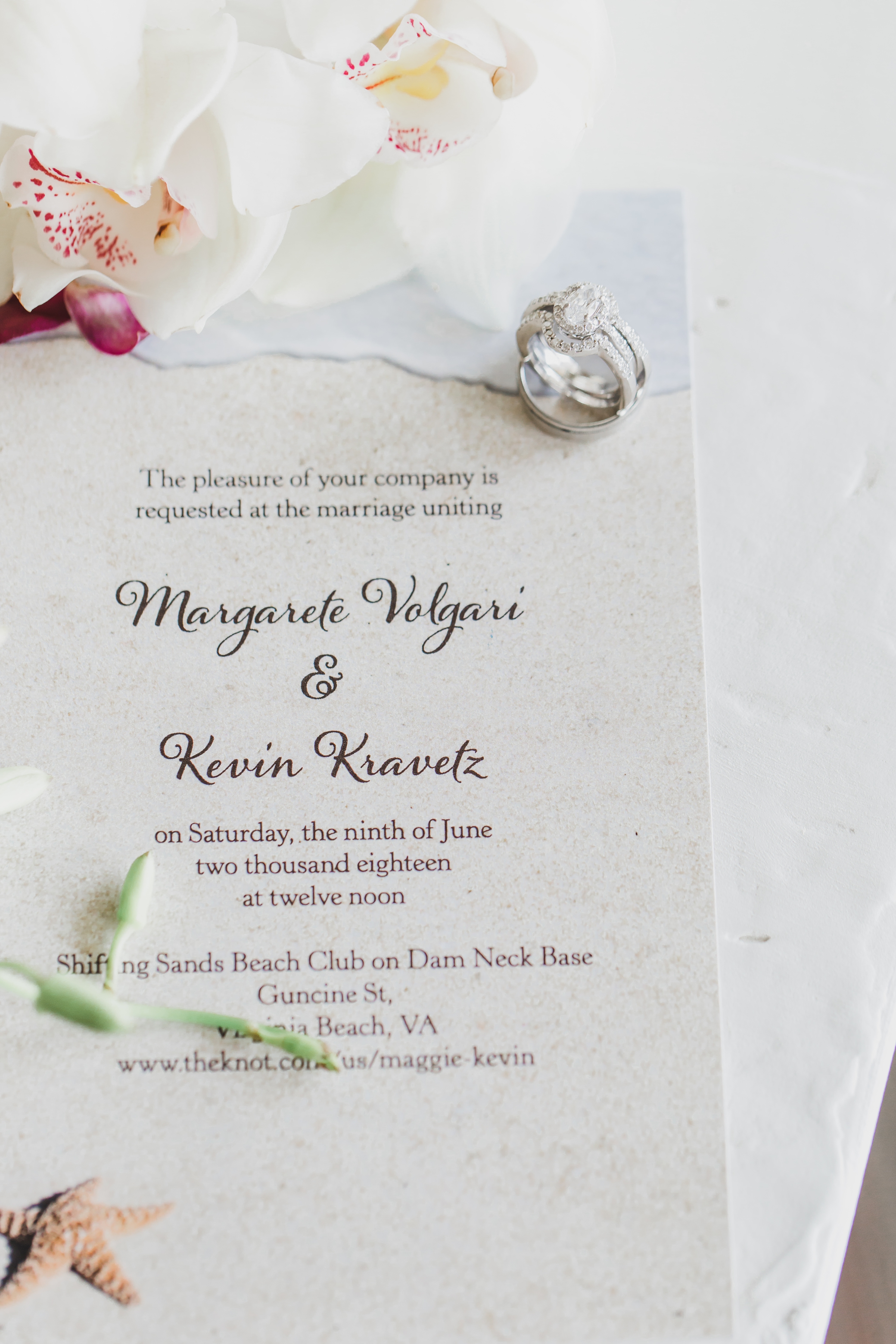 Bright and Bold Fuchsia Wedding On Virginia Beach