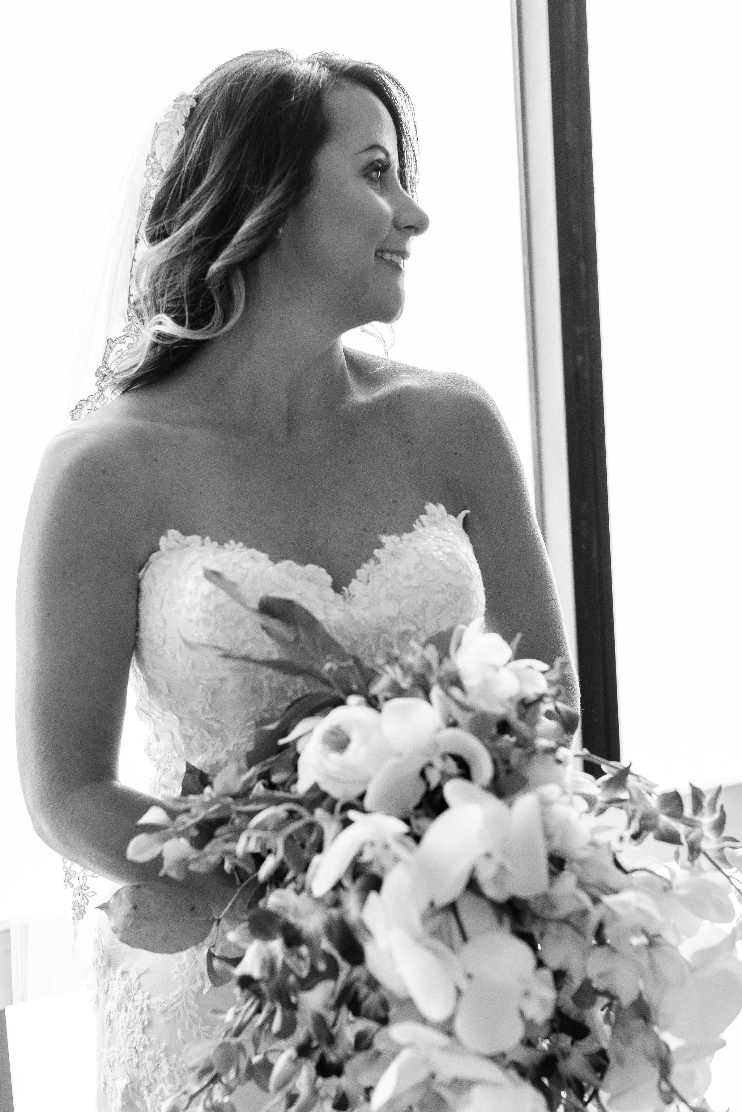 Bright and Bold Fuchsia Wedding On Virginia Beach