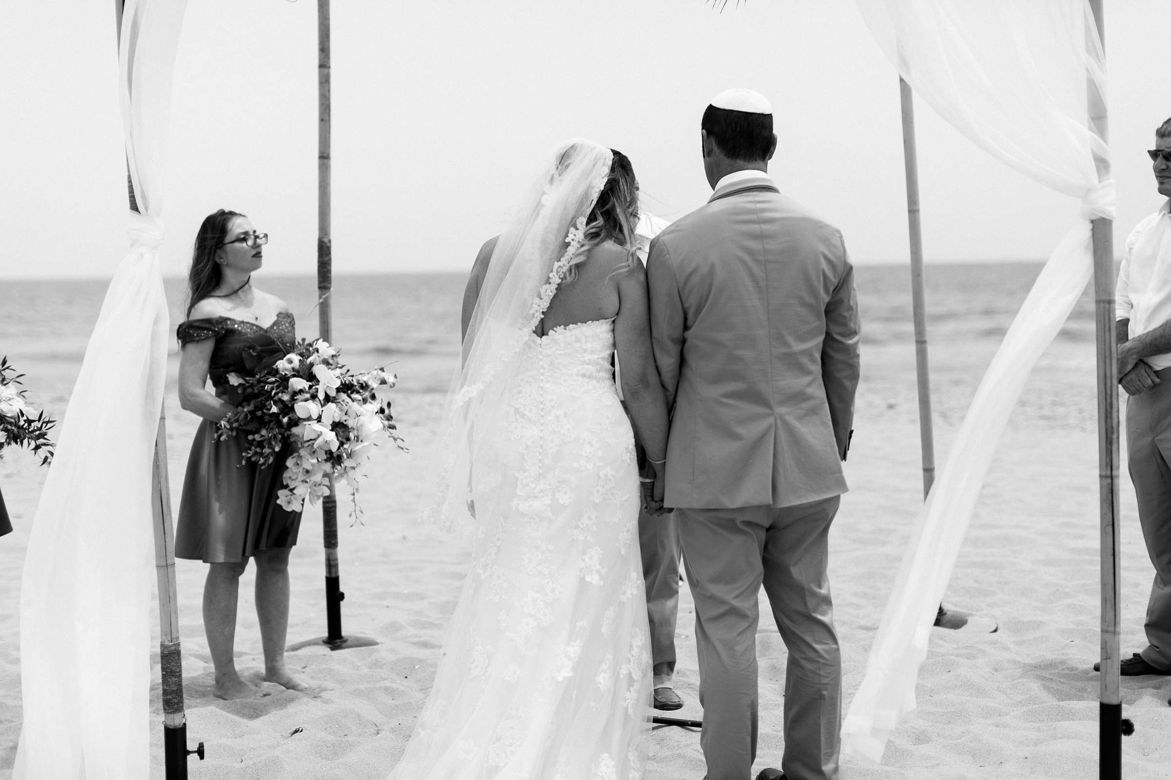Bright and Bold Fuchsia Wedding On Virginia Beach