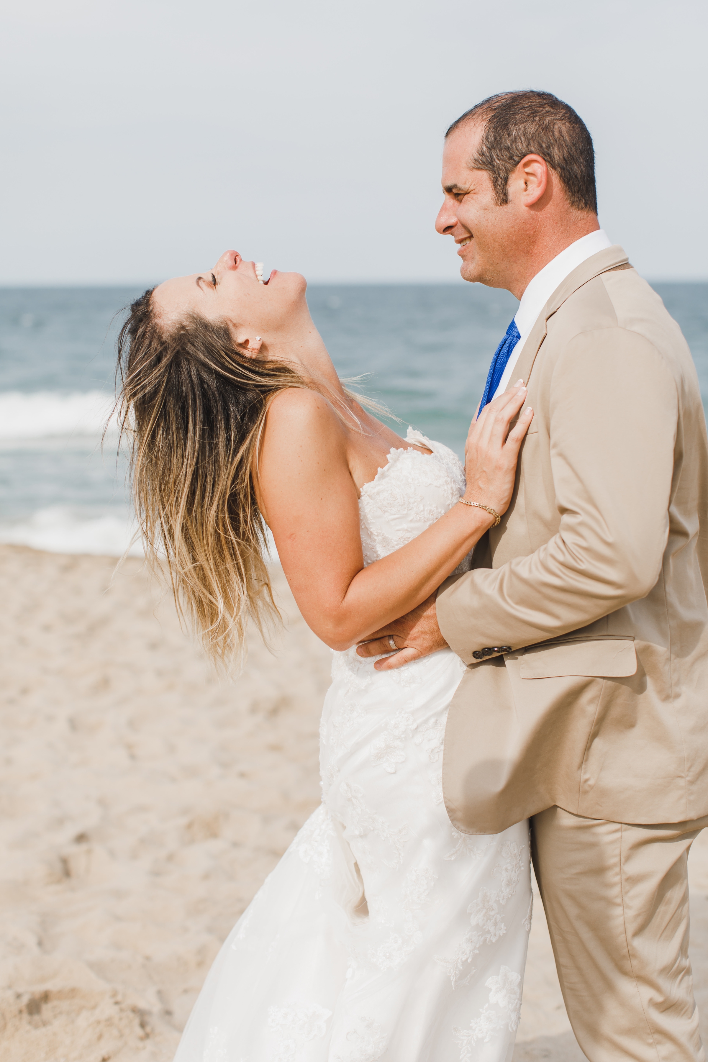 Bright and Bold Fuchsia Wedding On Virginia Beach