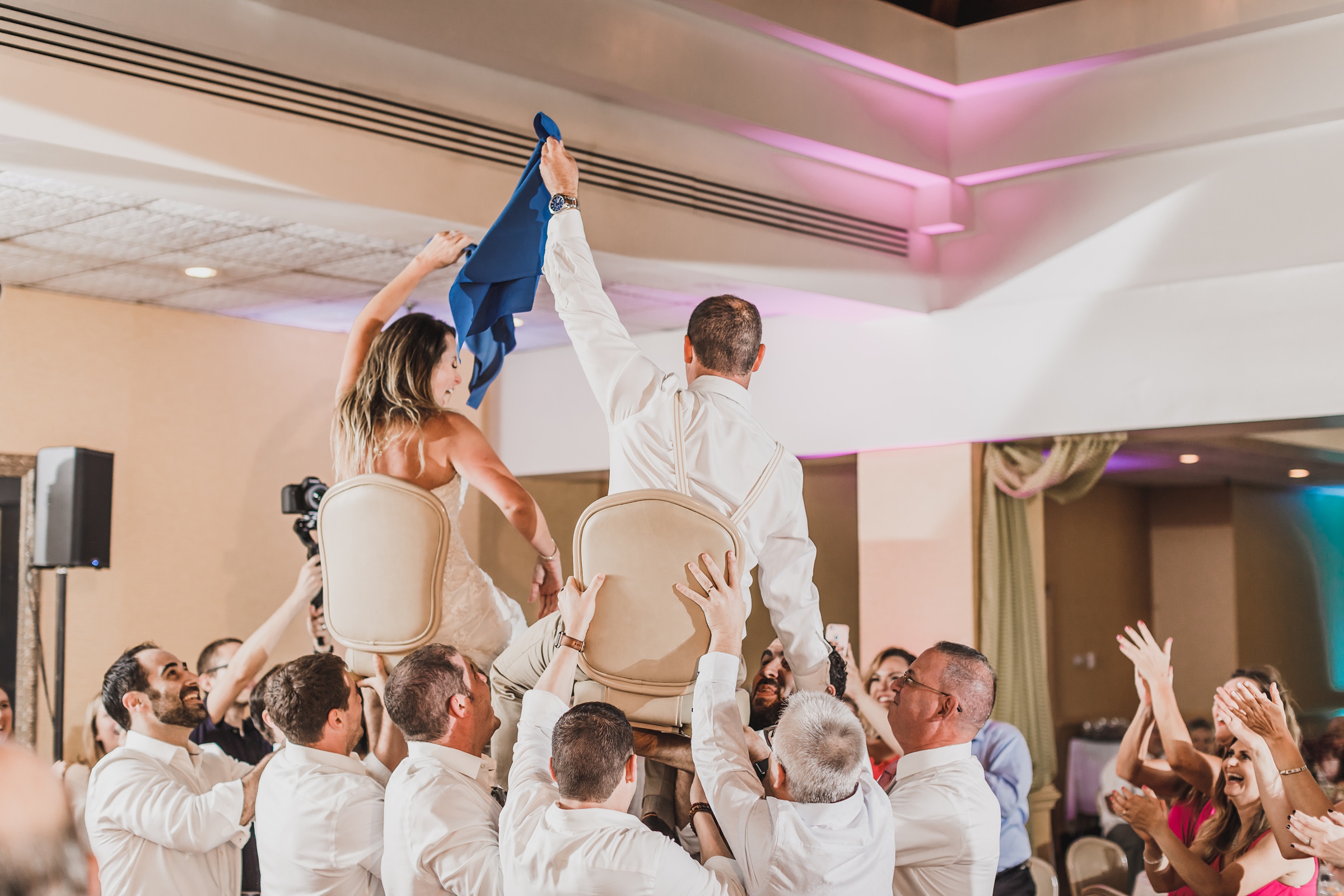 Bright and Bold Fuchsia Wedding On Virginia Beach