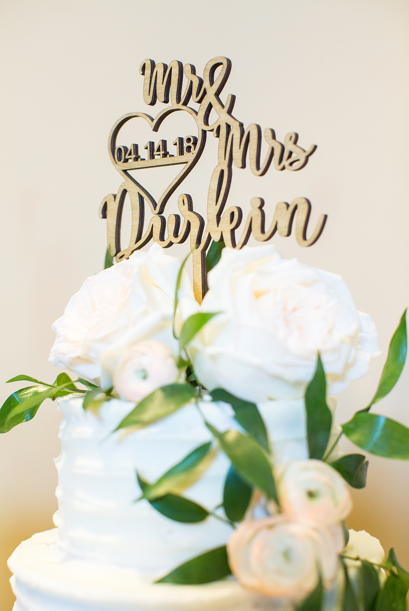 blue and peach wedding in Arizona