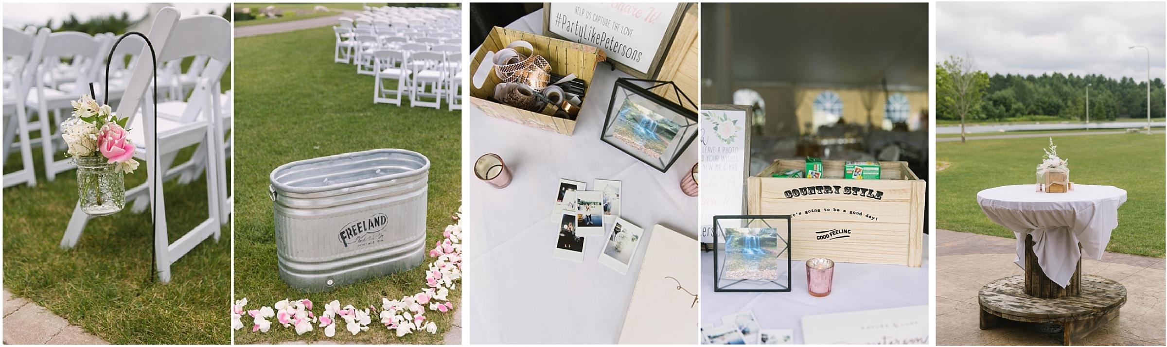 Chic Country Glam Wedding In The Northwoods
