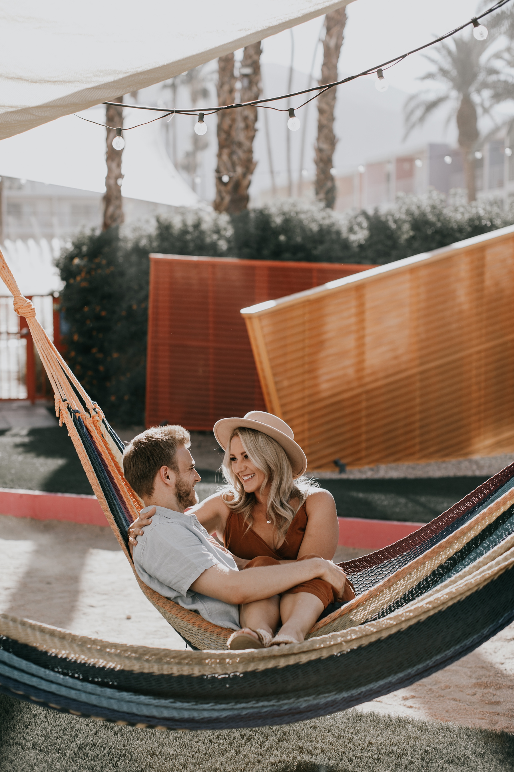 Desert Engagement Shoot With A Mint & Copper Palette