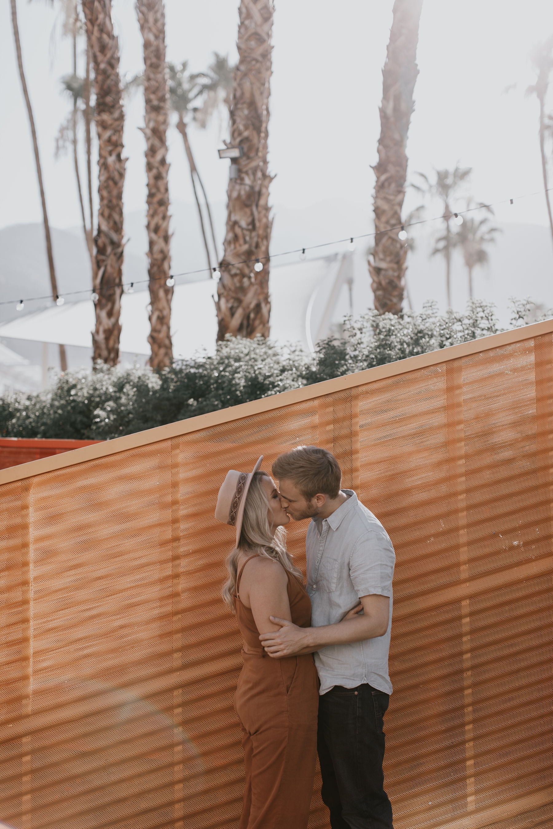 Desert Engagement Shoot With A Mint & Copper Palette