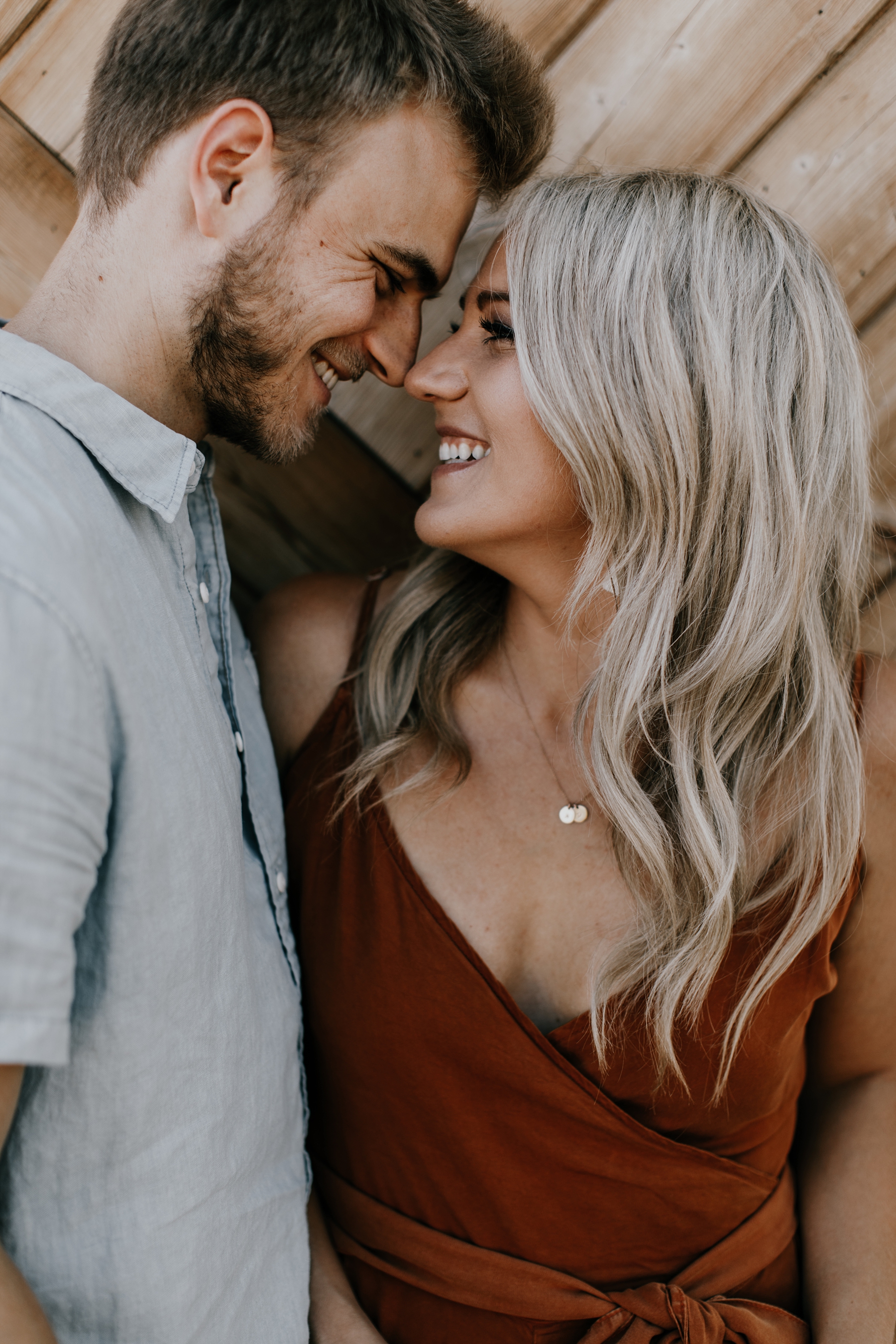 Desert Engagement Shoot With A Mint & Copper Palette