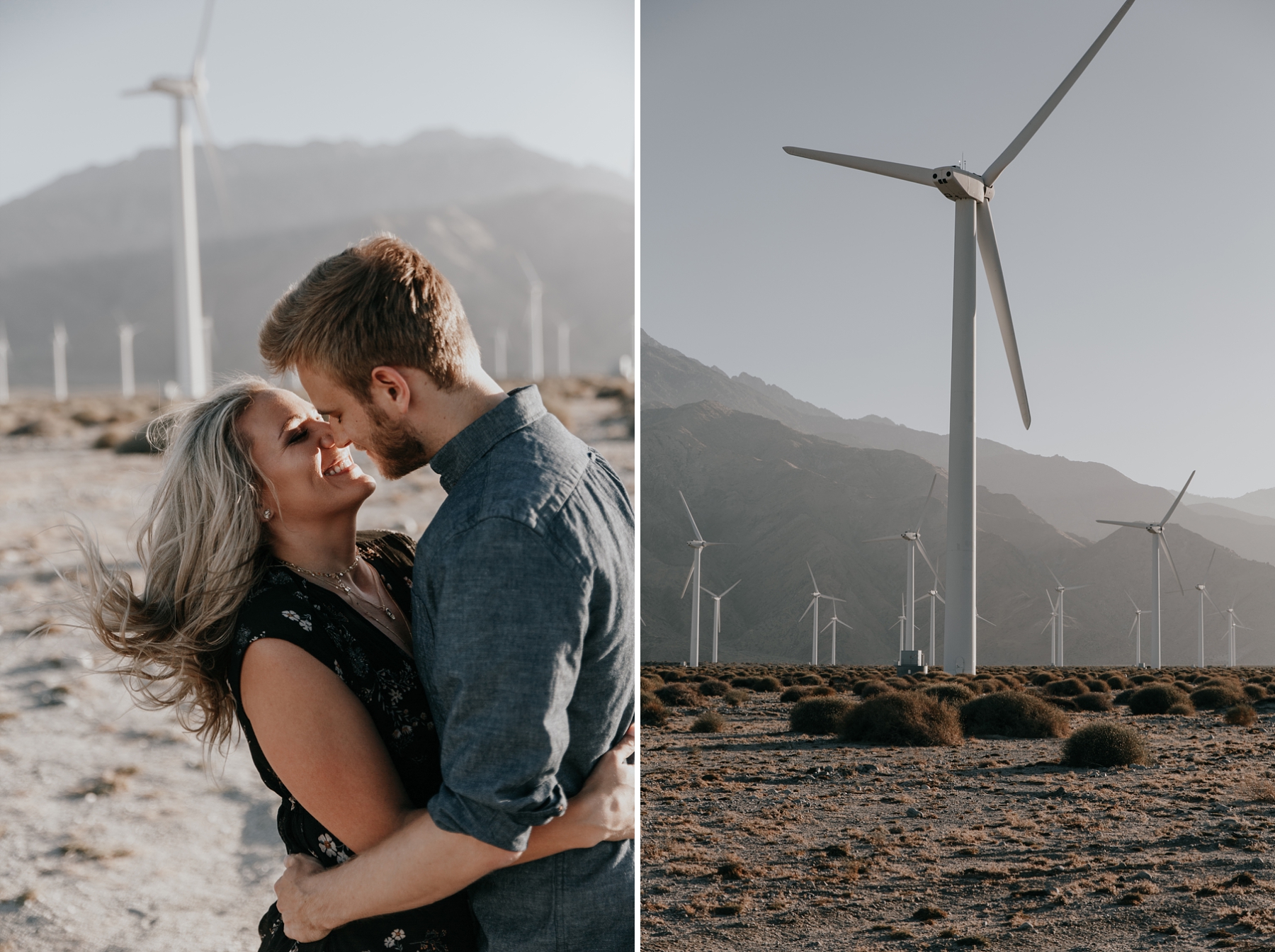 Desert Engagement Shoot With A Mint & Copper Palette