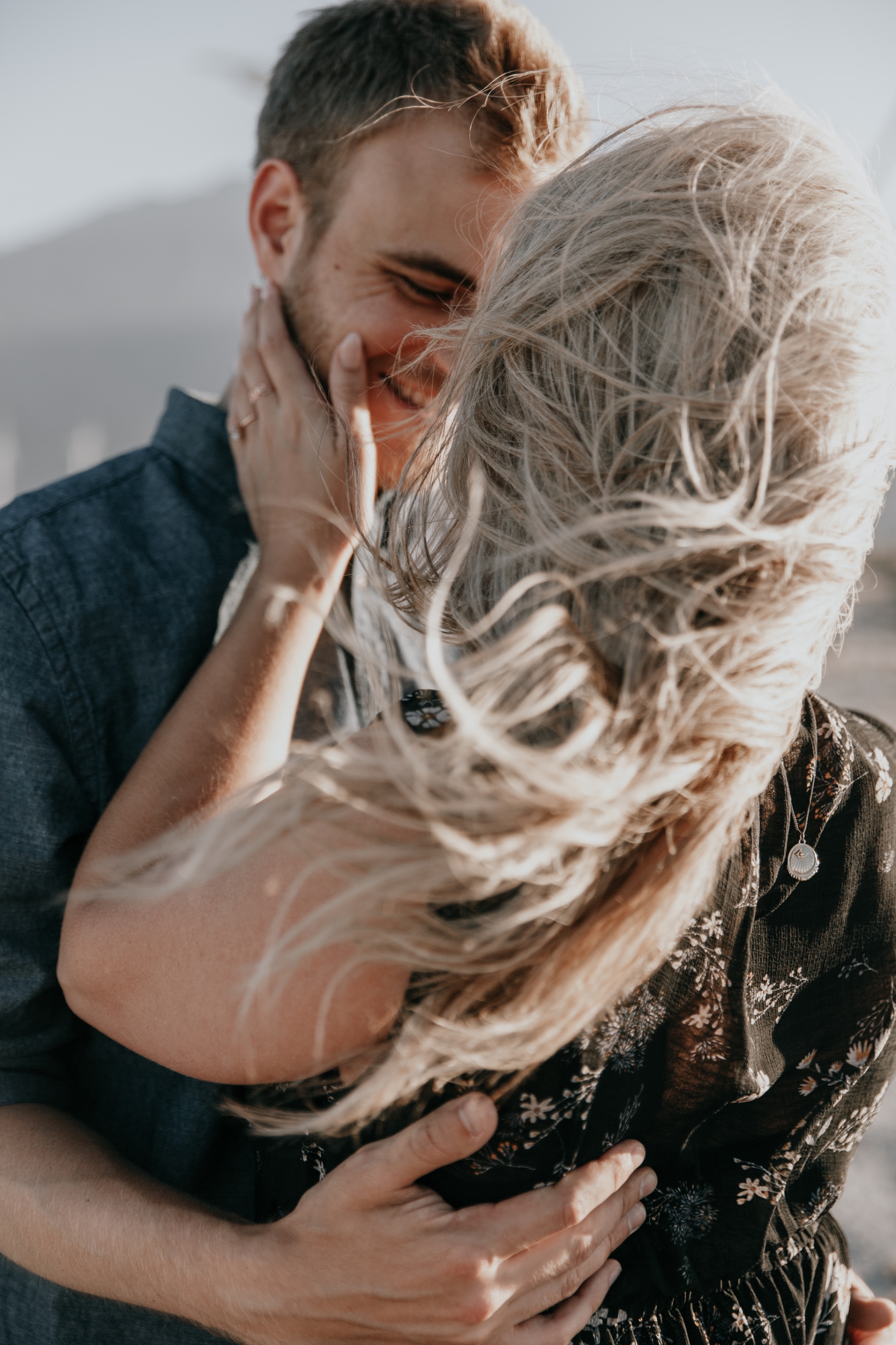 Desert Engagement Shoot With A Mint & Copper Palette