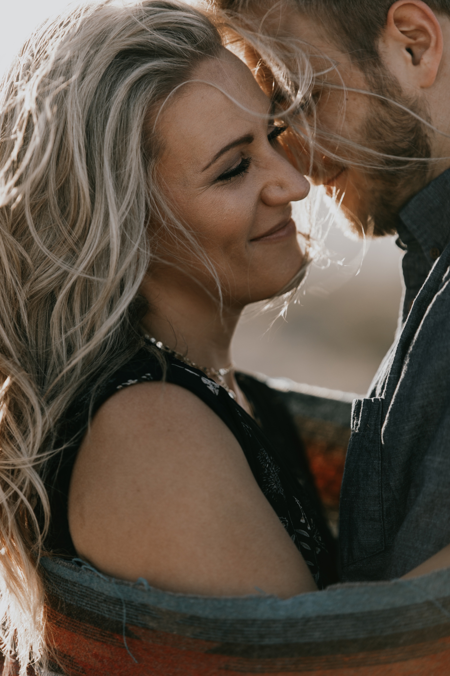 Desert Engagement Shoot With A Mint & Copper Palette