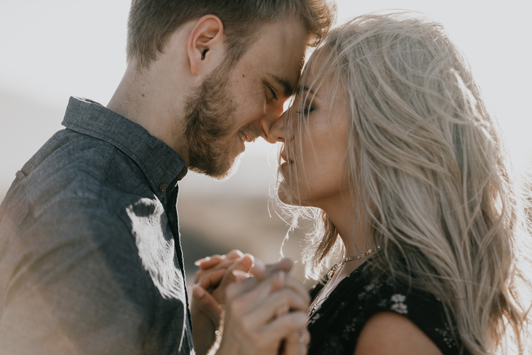 Desert Engagement Shoot With A Mint & Copper Palette
