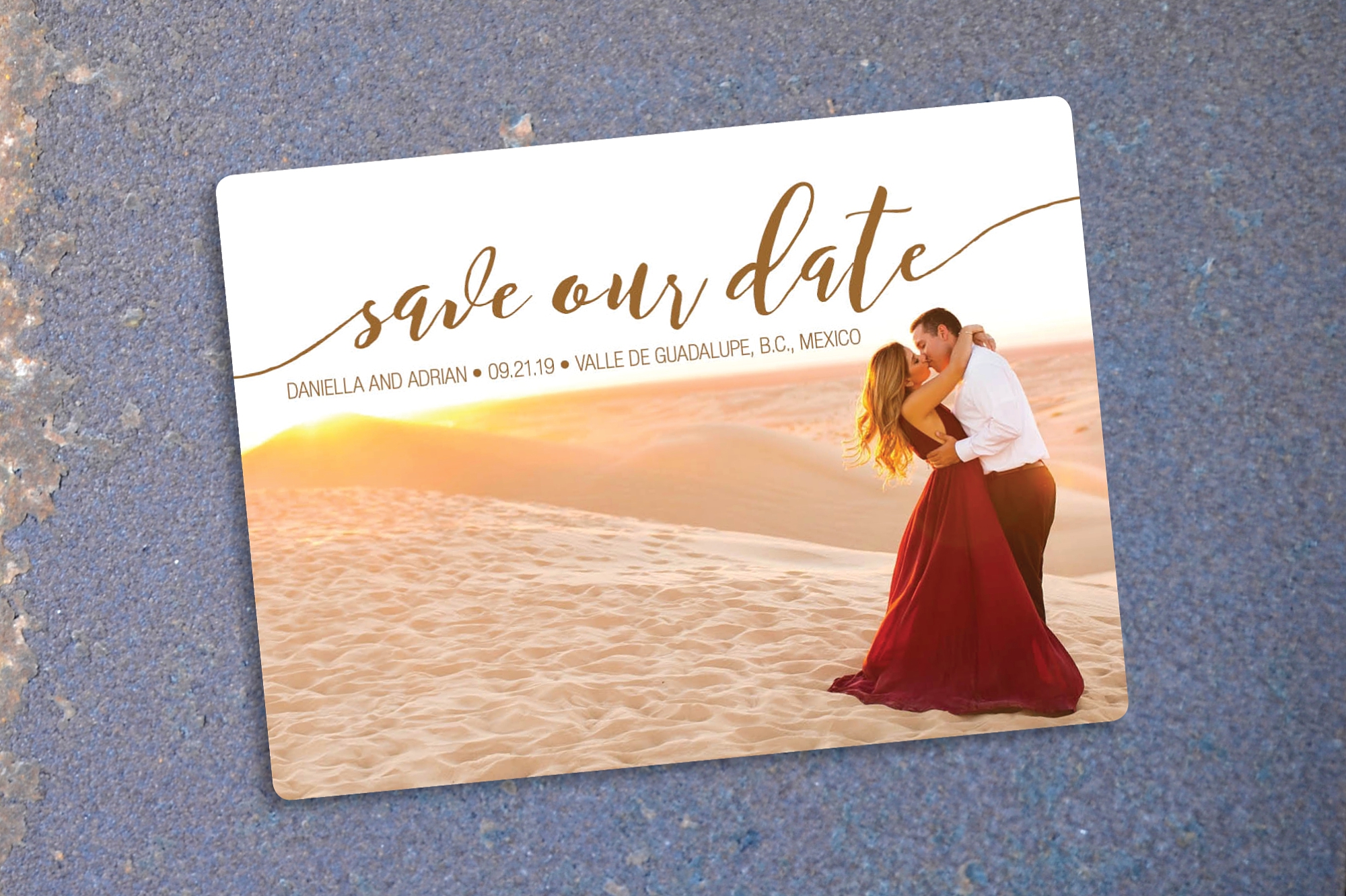 sand dunes engagement shoot